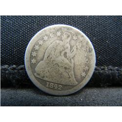 1842 Seated Dime