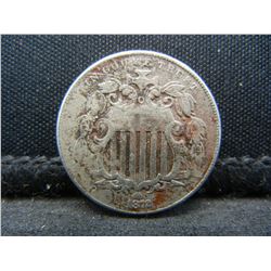 1872 Shield Nickel Semi Key Date