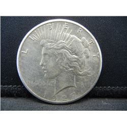 1927 Peace Dollar AU++ Key Date