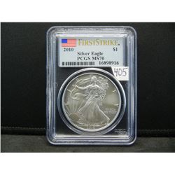 2010 American Silver Eagle PCGS MS70 First Strike