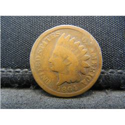 1864 Indian Cent Better Date