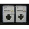 Image 1 : (2) 1965 Jefferson Nickel NGC MS66 NGC Price Guide $120 For The Pair