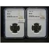 Image 1 : (2) 1965 Jefferson Nickel NGC MS66 NGC Price Guide $120 For The Pair
