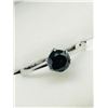 Image 4 : 10K White Gold Black Diamond(0.9ct) Ring (~weight 1.6g), Made in Canada, Insurance Value $1200