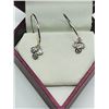 Image 1 : 10K White Gold Diamond(I, I, 0.35ct) Earrings, Appraised Retail $1800