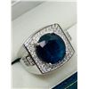 Image 1 : Silver Sapphire Ring (~weight 11.4g), Suggested Retail Value $600