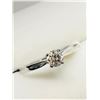 Image 4 : 14K White Gold Diamond(FANCY LIGHT BROWN,I1, 0.30 ct) Ring (~Size 5.5)(Ring is resizable for $40), M