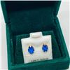 Image 4 : 10K Yellow Gold Tanzanite(1.6ct) Earrings, Made in Canada, Insurance Value $1250