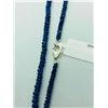 Image 2 : 925K Silver Natural Sapphire(65ct) Necklace (~weight 16.6g), Suggested Retail Value $3000