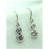Image 3 : 14K White Gold Diamond, Ii, 0.65Ct Earrings (~weight 0.47g), Appraised Retail $2500
