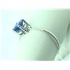 Image 4 : 10K White Gold Tanzanite(0.8ct) Diamond(0.02ct) Ring (~Size 7.5)(Ring is resizable for $40) (~weight