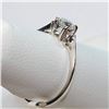Image 3 : 10K White Gold Diamond (0.52 + 0.02) (I3, Si2) Ring (~Size 6)(Ring is resizable for $40) (~weight 1.