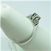 Image 4 : 14K White Gold Diamond(0.32ct) Side Diamond(0.1ct) Ring (~Size 7.5)(Ring is resizable for $40) (~wei