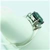 Image 3 : 10K White Gold Black Diamond(2.1ct) Diamond(0.06ct) Ring (~Size 6.5)(Ring is resizable for $40) (~we