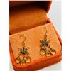 Image 3 : 14K Yellow Gold Zul(2.5ct) Earrings (~weight 2.05g), Appraised Retail $2400
