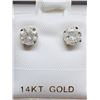 Image 2 : 14K White Gold Diamond(G-I, I1-I3, 0.90ct) Earrings, Made in Canada, Suggested Retail Value $2400
