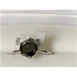 10K White Gold Black Diamond(1.4ct) Ring, Made in Canada, Insurance Value $2100