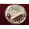 Image 1 : Royal Canada Mint 1886-1986 Vancouver Canada Silver Dollar