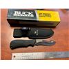 Image 1 : NEW Buck fixed curved blade hunting kniofe with gut hook and sheath