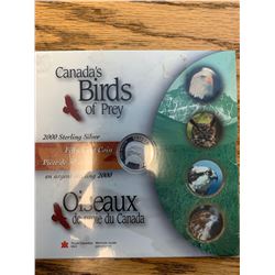 Royasl Canada Mint Silver 50 cent birds of prey commemorative