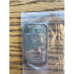 Engelhard Industries 1 troy ounce .999 find silver bar