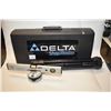 Image 1 : Delta Shopmaster laser level with original case and tri-pod, laser not working at time of cataloguin