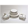 Image 1 : Selection of Royal Doulton "Platinum Concord" bone china dinnerware including settings for eight of 