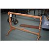 Image 1 : Modern oak quilt rack