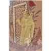 Image 2 : Vintage convex picture frame with needlework