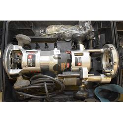 Porter Cable router kit with both fixed and plunge bases in original ...