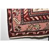 Image 2 : 100% Handmade Iranian Hamden prayer rug with Taj Mahal center medallion, red background, multiple bo