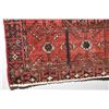 Image 2 : 100% Handmade Iranian Baluchi area carpet with geometric design and red background and highlights of