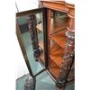 Image 8 : Large antique fully carved vine and leaf sideboard with four large glass panels in base, the center