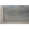 Image 2 : Unframed original watercolour painting of a junk at sea with occupants signed by artist M.W. (Murray