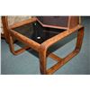 Image 2 : Oak framed coffee table and side table with smoke glass tops, to match lot 265