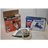 Image 1 : Black and Decker heat gun, Kreg pocket hole jig and an iron