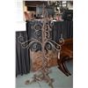 Image 1 : Floor standing wrought iron interior/exterior seven branch candle holder 67" in height
