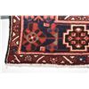 Image 2 : 100% Handmade Iranian Vakhtyar area carpet in quilt design with multiple borders in tones of red, gr