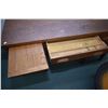Image 2 : Large quarter cut oak double pedestal office desk