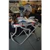 Image 1 : Bosch model GCM 125D 12" compound mitre saw on Bosch T4B Gravity Rise stand with XL4000 blade and a 
