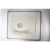 Image 1 : Framed vintage original pencil drawing and rubbing titled on verso "Coin Queen" and signed by artist