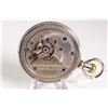 Image 2 : Hampden size 18 pocket watch. 17 jewel Menlo Park model 4, serial nos. 1381225 dates to 1899, full n