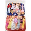 Image 1 : Two trays of vintage and collectible barbie dolls