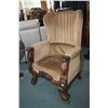 Image 1 : Antique channel back parlour with heavily carved show wood, itching for your restoration ideas