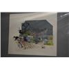 Image 1 : Unframed vintage mixed media collage on board signed by artist J. Vresen '66, 19" X 15"