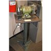 Image 1 : Advance LR51308 bench grinder, 110 volt, single phase, fitted to single pedestal floor stand
