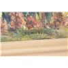 Image 3 : Framed acrylic on board painting of a mountain landscape signed by artist S.G. Moyer 15 1/2" X 23"