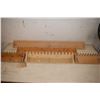 Image 1 : Four wall mount bar clamp hanging racks and a shelf. (Update for March 27th. This item will be store
