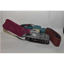 Mikita 9924 DB 3" X 24" belt sander with extra belts-tested and working
