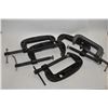 Image 1 : Five 6" C-clamps